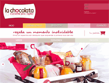 Tablet Screenshot of lachocolata.com.co